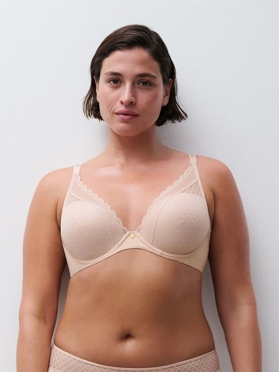 Norah Chic Plunge, Soft Pink