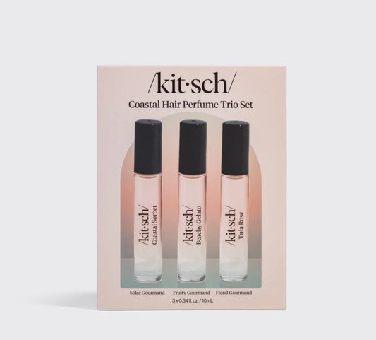Kitsch Costal Hair Perfume Trio Set- Tula Rose, Beachy Gelato, Costal Sorbet
