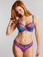 Clara Full Cup, Teal/Magenta