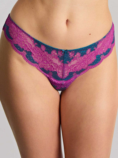 Clara Thong, Teal/Magenta