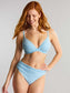 Midi Bikini Brief, Sky Blue Gingham