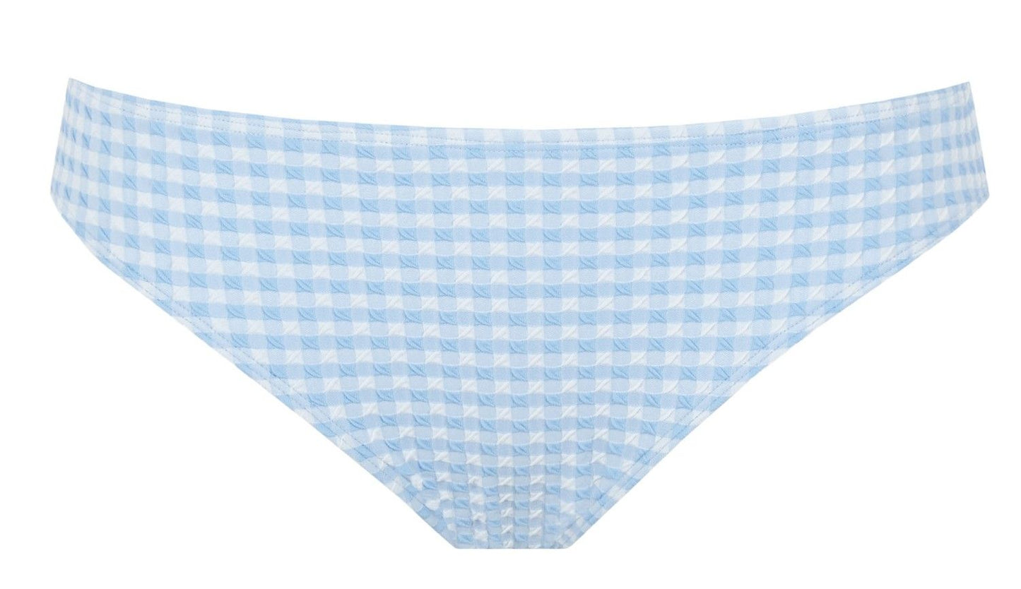 Classic Bikini Brief, Sky Blue Gingham