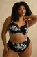 Bliss Full Cup, Black Floral