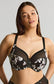 Bliss Full Cup, Black Floral