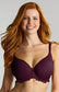 Allure Spacer T-Shirt Bra, Plum
