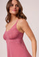 Bust Support Cami Short Set, Lipstick