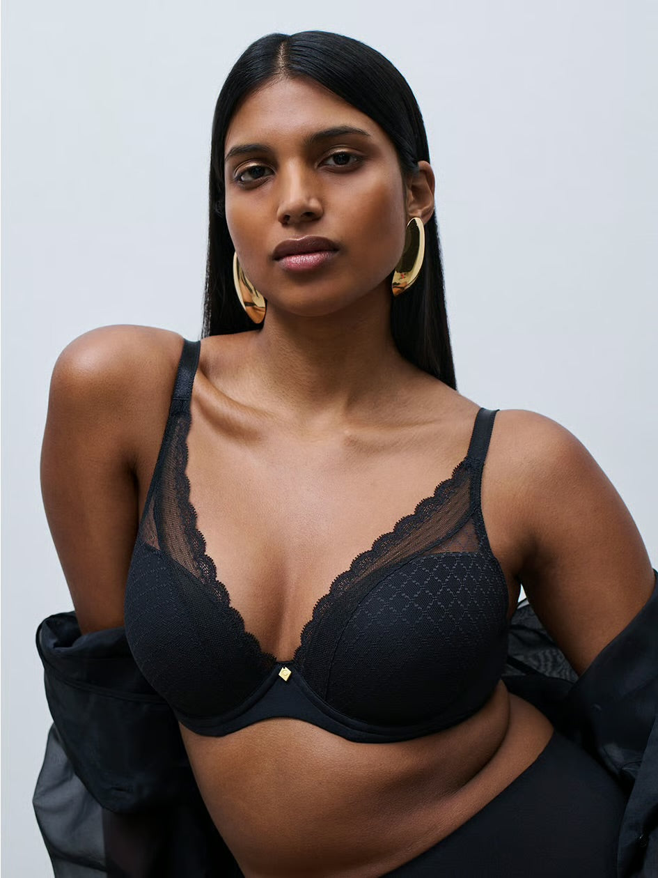 Norah Chic Plunge, Black
