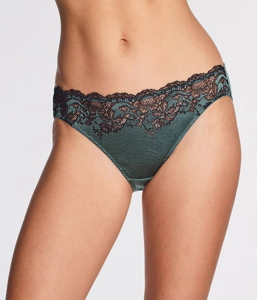 Modern Affair Bikini Brief, Silver Pine/Black