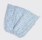 Kitsch Satin Lined Shower Cap, Gingham Blue