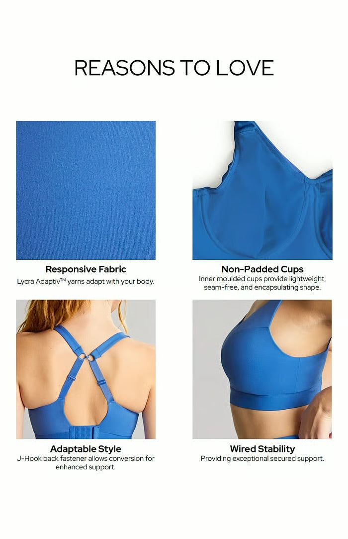 Panache Endurance Wired Sports Bra, Azure