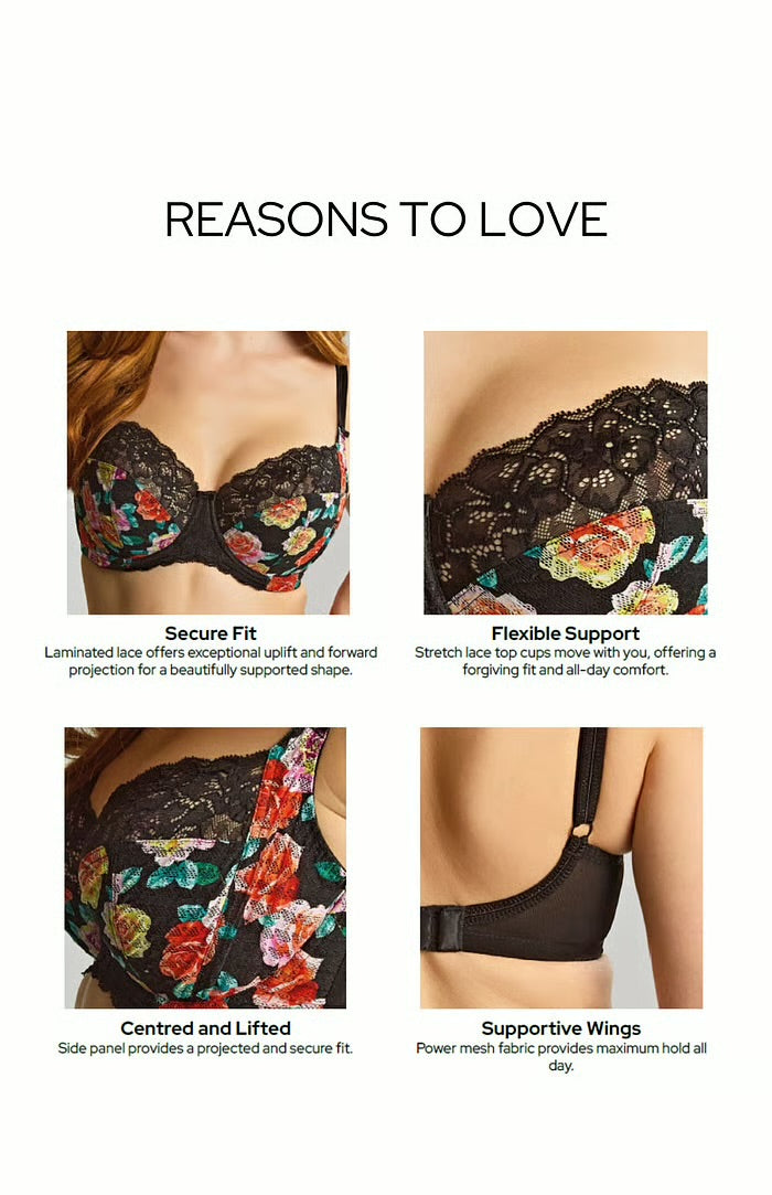 Panache Full Cup Envy, Black Rose