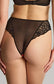 Panache Envy High Waist Brazilian, Black Rose