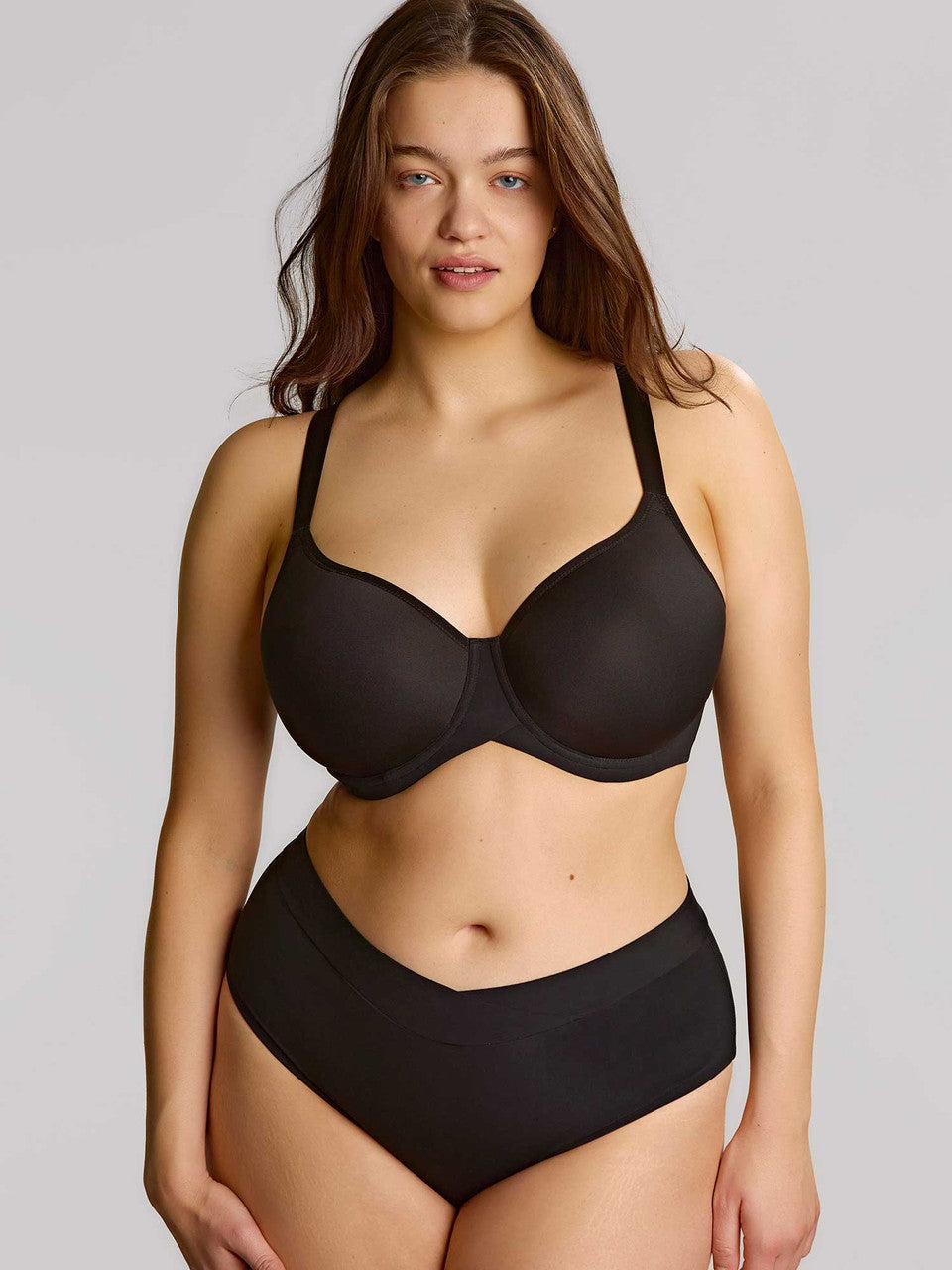 Sculptresse Form Spacer T-Shirt Bra, Black