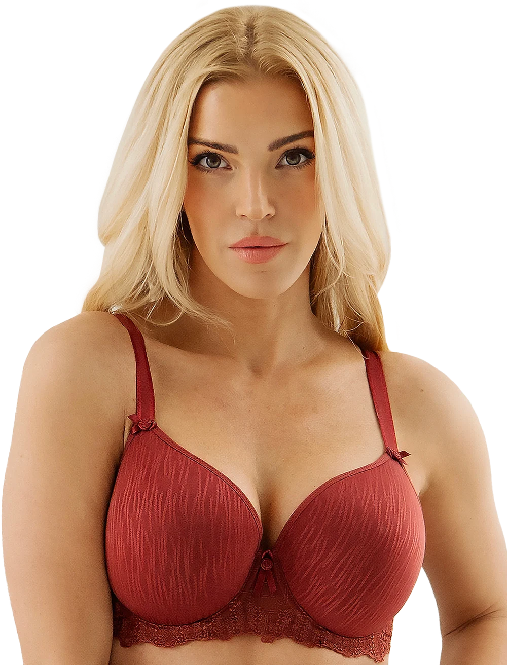 Fit Fully Yours Elise Moulded Cup, Merlot Pattern