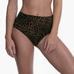 Rosa Faia High Waist Brief, Gold Cat
