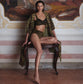 Rosa Faia High Waist Brief, Gold Cat