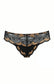Panache Clara Brazilian Brief, Black/ Vintage Gold