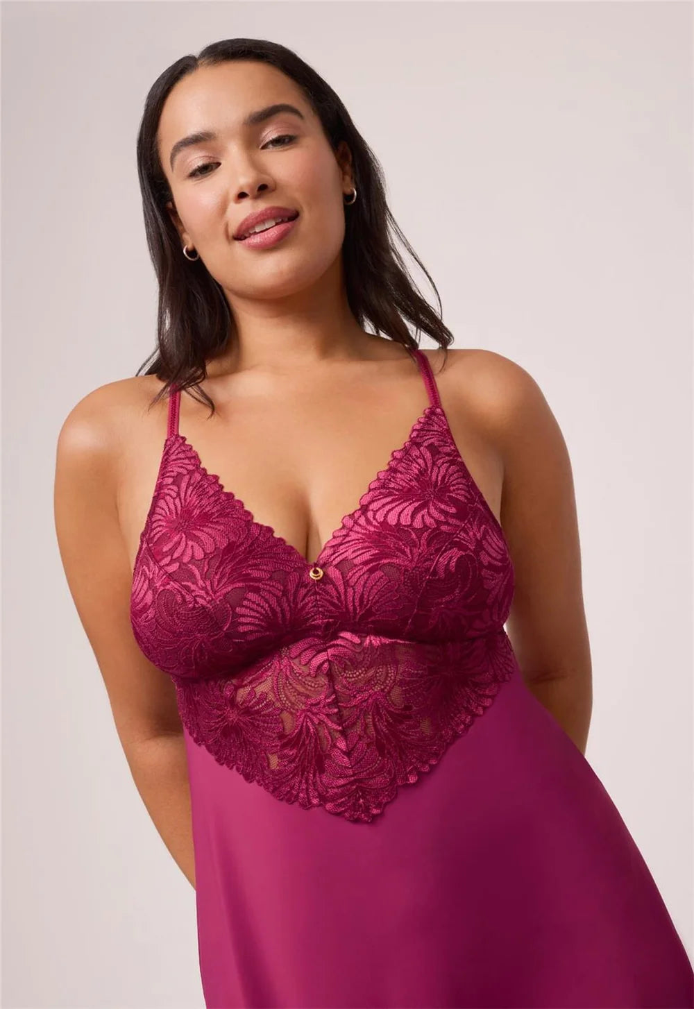 Montelle Vixen Chimise, Dark Cherry