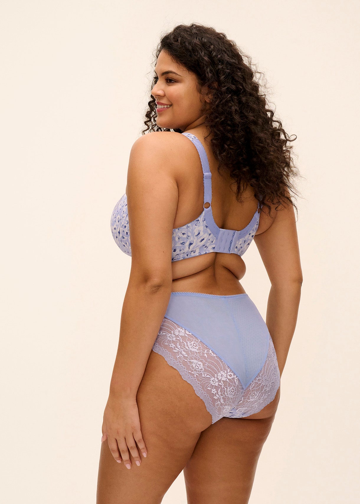 Morgan Full Cup, Blue Leopard