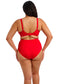 Plain Sailing Plunge Bikini Top, Lava