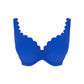Lauren Plunge Bikini Top, Cobalt