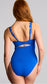 Rita Plunge Swimsuit, Cobalt