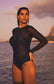 Audrey long sleeve swimsuit/bodysuit