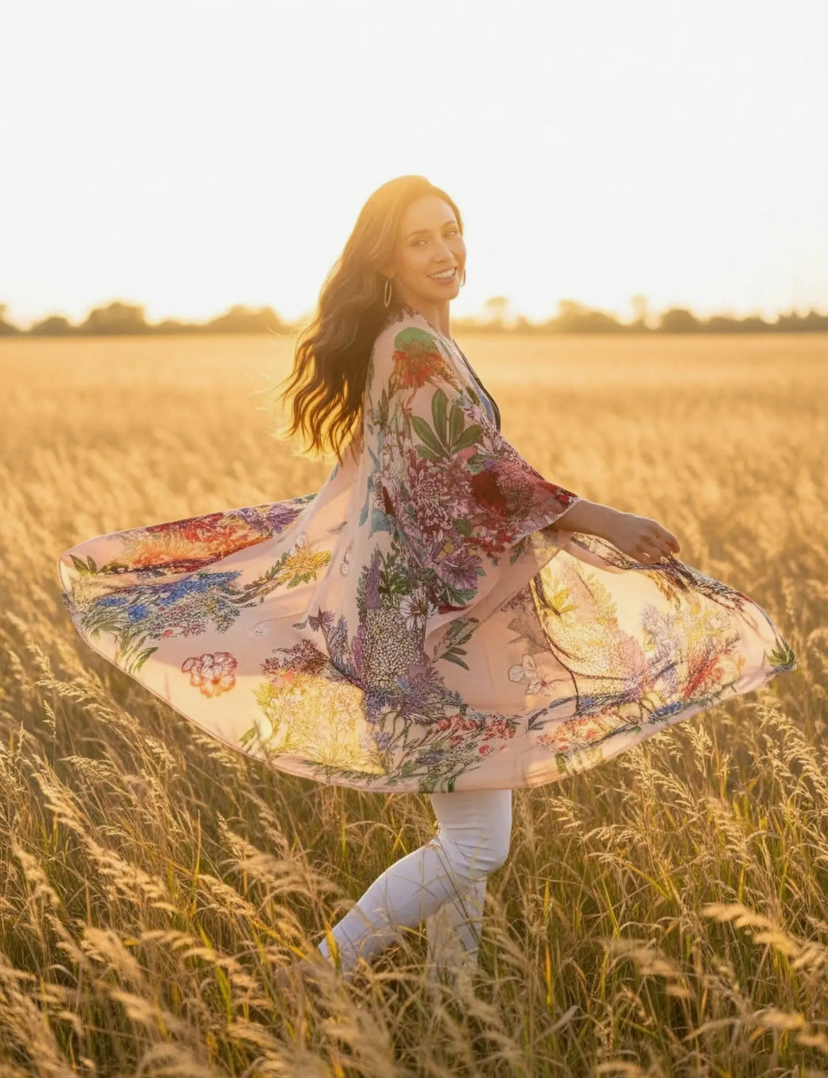 Chiffon Kimono